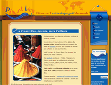 Tablet Screenshot of lepimentbleu.fr